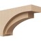 Ekena Millwork 5"W x 15"D x 10"H Classic Rivera Rough Cedar Woodgrain TimberThane Corbel, Primed Tan CORUR05X15X10RIVRCPR - alternate 1